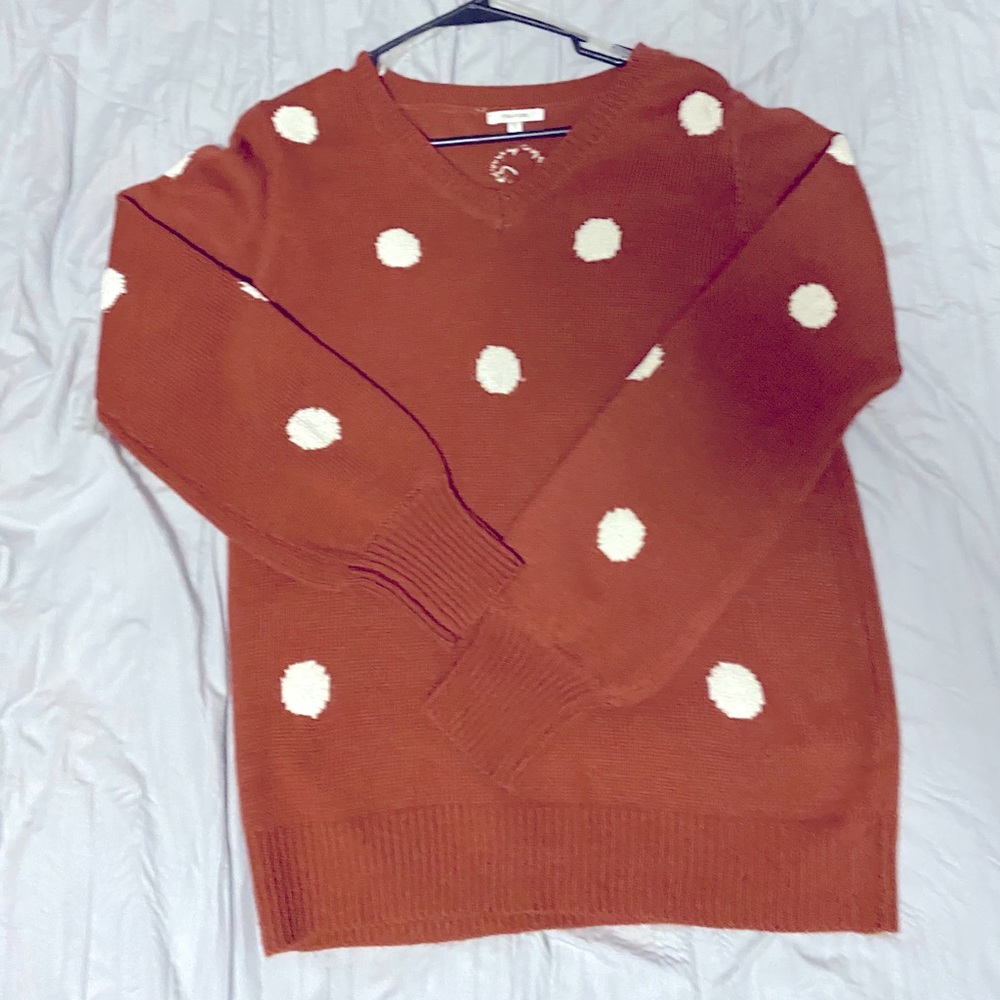 Maurice’s long sleeve polka dot sweater